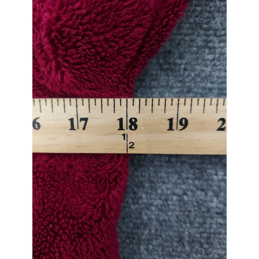 North Face Fleece Jacket Womens Small Pink Gold Logo High Pile Full Zip Outdoor - Picture 12 of 13